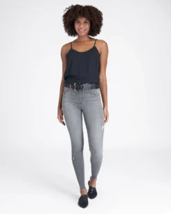 Spanx Vintage Distressed Ankle Skinny Jeans Shop All Clothing