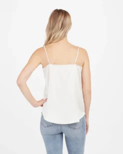 Spanx Shop All Clothing Satin Mesh V-Neck Cami
