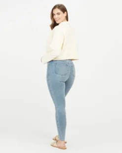 Spanx Back In Stock Ankle Skinny Jeans, Light Vintage Wash