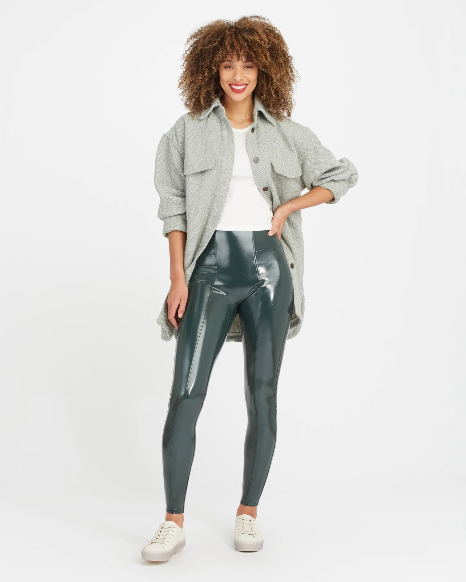 Spanx Faux Patent Leather Leggings 9 Spanx Faux Patent Leather Leggings