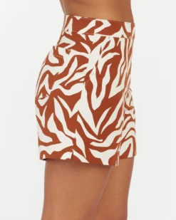 Spanx On-the-Go Printed Shorts, 6