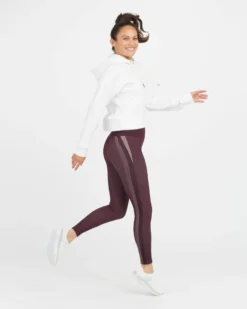Spanx Look At Me Now Seamless Track Stripe Leggings