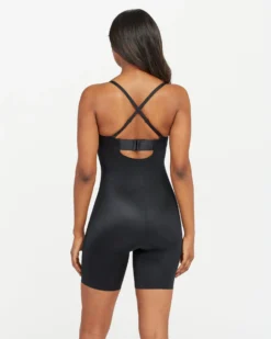 Spanx Suit Your Fancy Strapless Cupped Mid-Thigh Bodysuit Bodysuits