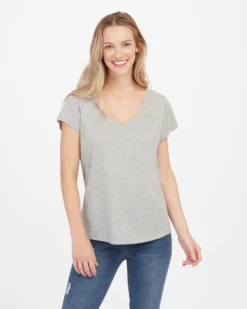 Spanx The Summer Shop Pima Cotton V-Neck Tee