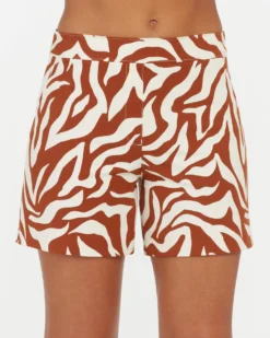 Spanx On-the-Go Printed Shorts, 6