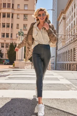 Spanx Best Sellers Leather-Like Ankle Skinny Pant