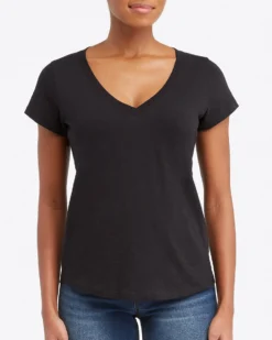 Spanx The Summer Shop Pima Cotton V-Neck Tee