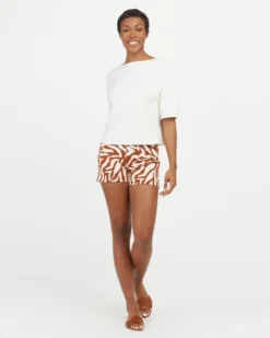 Spanx On-the-Go Printed Shorts, 4