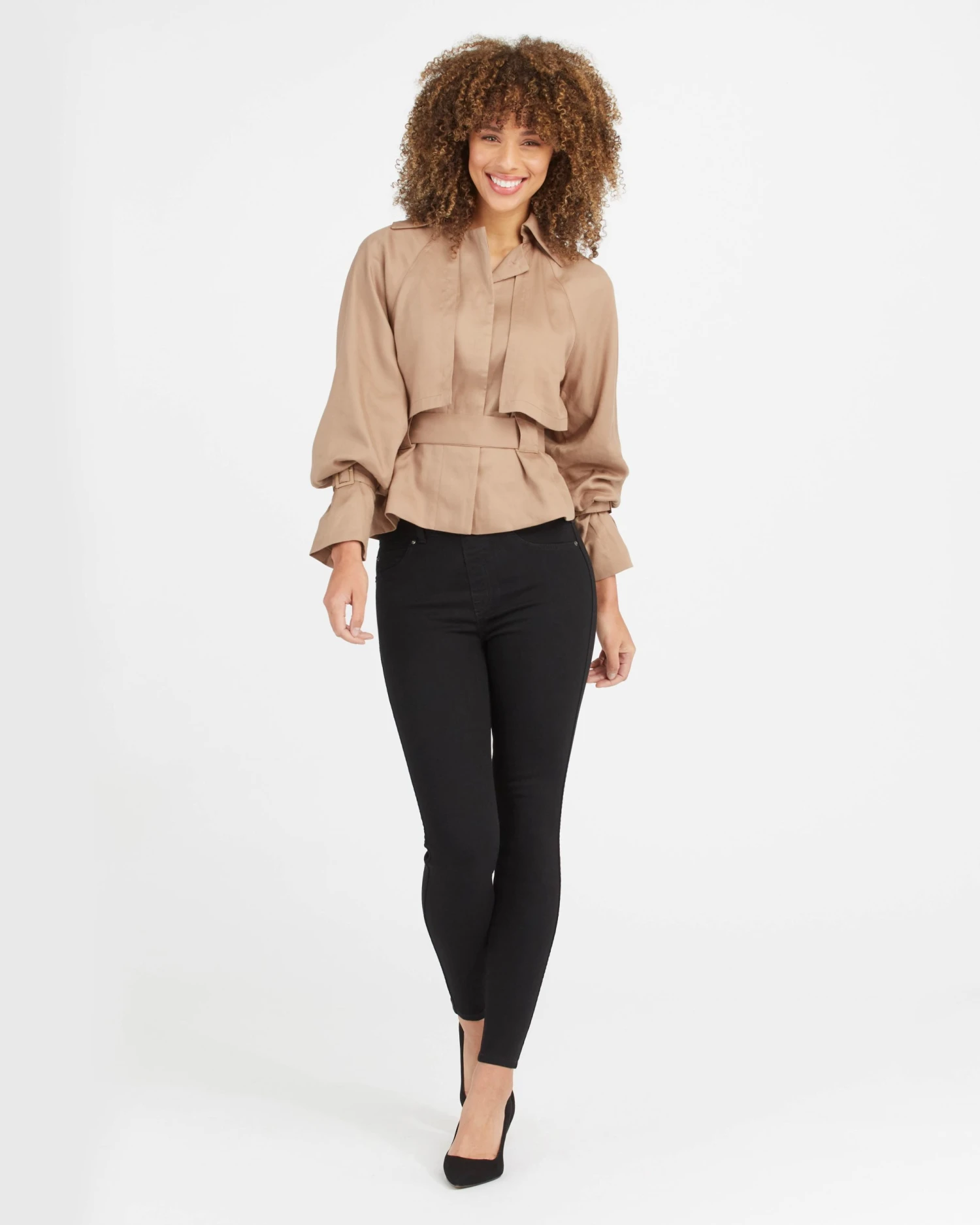 Spanx Ankle Skinny Jeans, Clean Black Best Sellers 3 Spanx Ankle Skinny Jeans, Clean Black Best Sellers