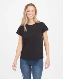 Spanx The Summer Shop Pima Cotton Crew Neck Tee