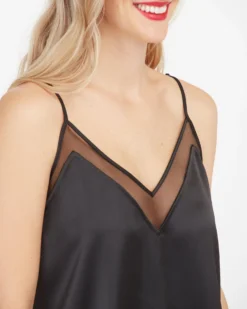 Spanx Shop All Clothing Satin Mesh V-Neck Cami