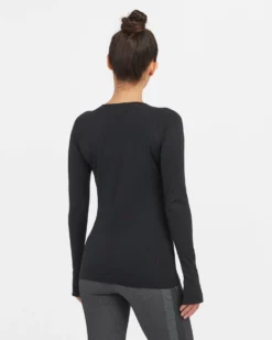 Spanx Look At Me Now Seamless Long Sleeve Tee