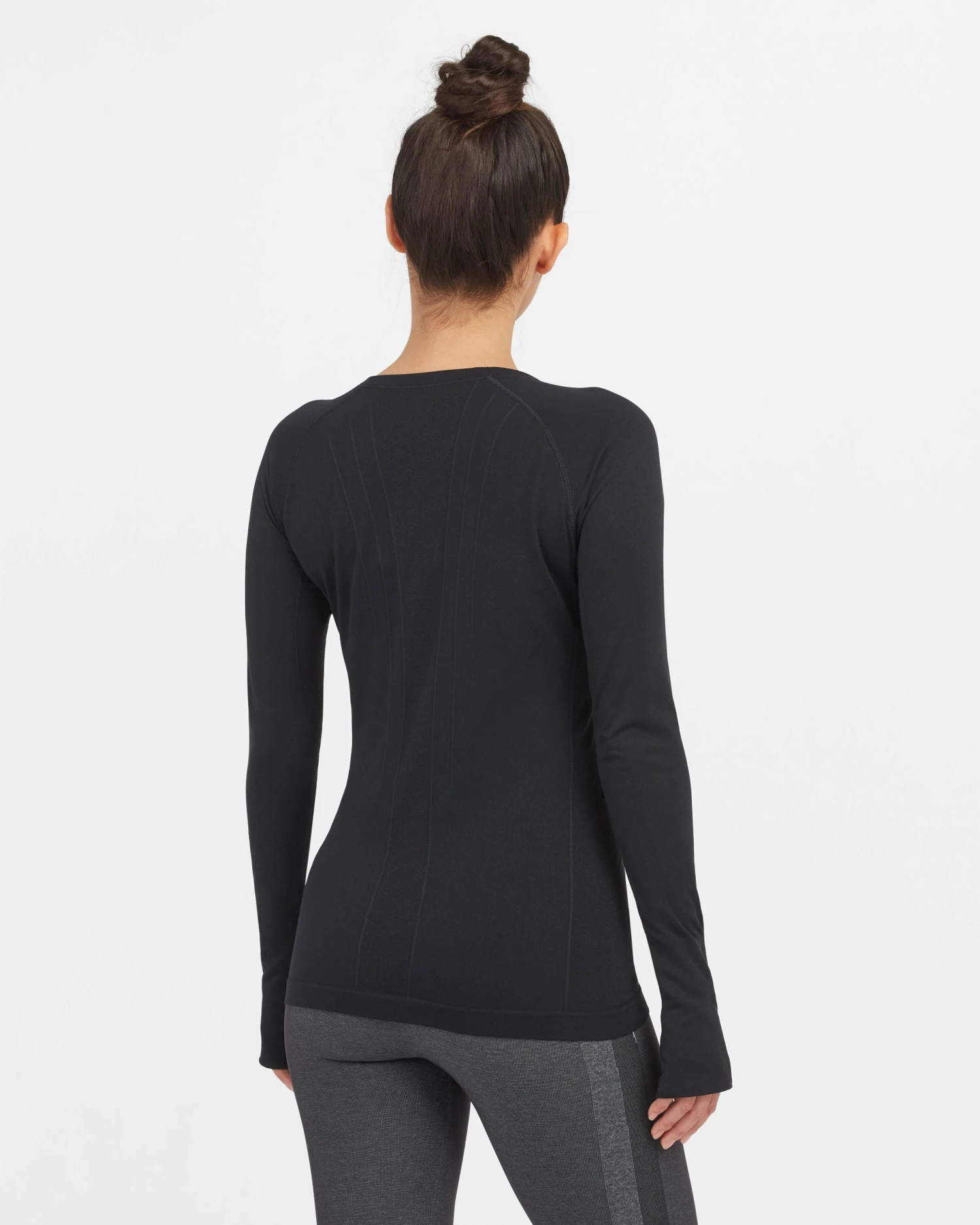 Spanx Look At Me Now Seamless Long Sleeve Tee 4 Spanx Look At Me Now Seamless Long Sleeve Tee