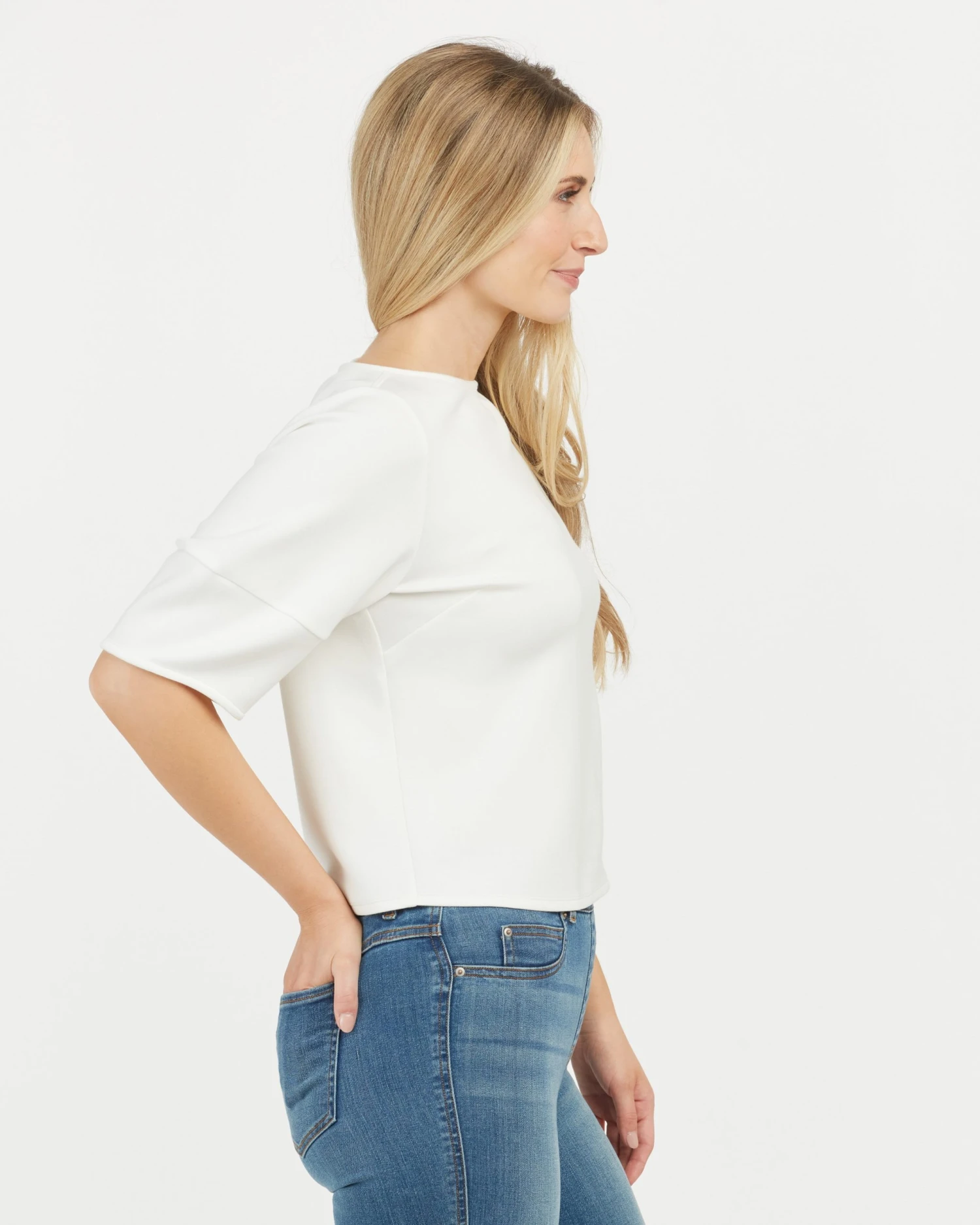Spanx AirEssentials Puff Sleeve ‘At-the-Hip’ Top 5 Spanx AirEssentials Puff Sleeve ‘At-the-Hip’ Top