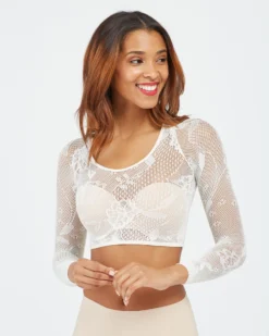 Spanx® Arm Tights™ Layering Piece, Fishnet Floral Shop All Clothing