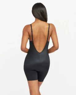 Spanx Best Sellers Suit Your Fancy Plunge Low-Back Mid-Thigh Bodysuit