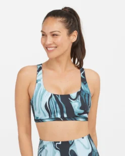 Spanx Sports Bras + Panties Printed Low Impact Sports Bra 25 Spanx Sports Bras + Panties Printed Low Impact Sports Bra