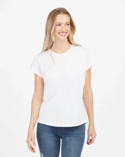 Spanx The Summer Shop Pima Cotton Crew Neck Tee