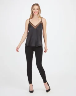 Spanx Shop All Clothing Satin Mesh V-Neck Cami