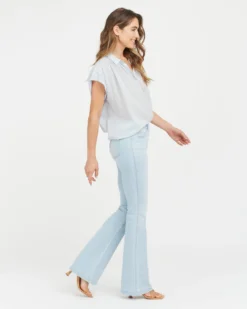 Spanx Flare Jeans, Light Wash