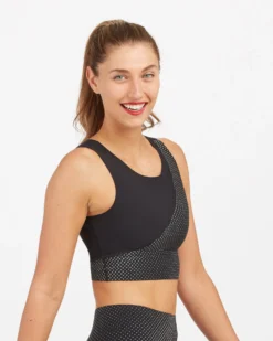 Spanx Every.Wear Reflective Crop Top Shop All Activewear