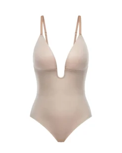 Spanx Shop All Shapewear Suit Your Fancy Plunge Low-Back Thong Bodysuit