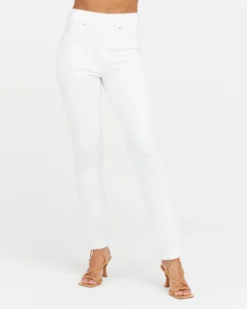 Spanx New Arrivals Ankle Straight Leg Jeans, White