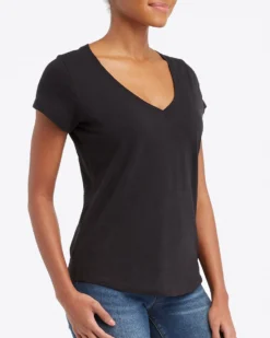 Spanx The Summer Shop Pima Cotton V-Neck Tee