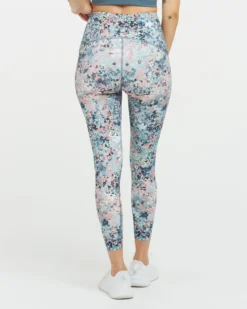 Spanx New Arrivals Booty Boost Active Splatter Floral ⅞ Leggings