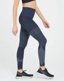 Spanx Look At Me Now Seamless Moto Leggings, Indigo Sky Comfy Essentials