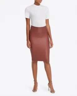 Spanx Faux Leather Pencil Skirt 21 Spanx Faux Leather Pencil Skirt