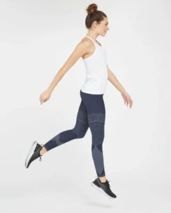 Spanx Look At Me Now Seamless Moto Leggings, Indigo Sky Comfy Essentials
