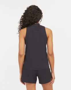Spanx Go Lightly Ribbed Mock Neck Tank Shop All Activewear