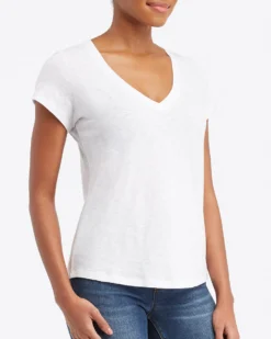 Spanx The Summer Shop Pima Cotton V-Neck Tee