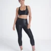 Spanx Faux Leather Active Cropped Leggings 2 Spanx Faux Leather Active Cropped Leggings
