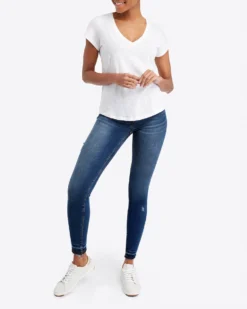 Spanx The Summer Shop Pima Cotton V-Neck Tee