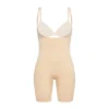 Spanx Power Open-Bust Mid-Thigh Bodysuit Shop All Shapewear
