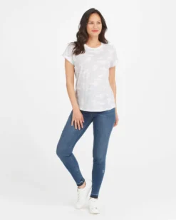 Spanx Pima Cotton Printed Graphic Tee