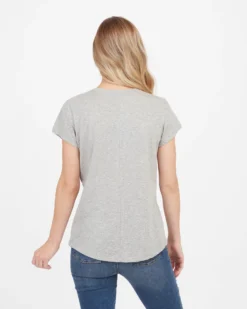 Spanx The Summer Shop Pima Cotton V-Neck Tee
