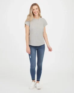 Spanx The Summer Shop Pima Cotton Crew Neck Tee