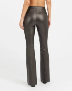 Spanx New Arrivals Leather-Like Flare Pant