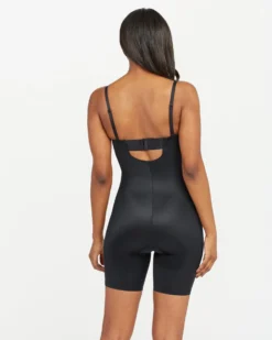 Spanx Suit Your Fancy Strapless Cupped Mid-Thigh Bodysuit Bodysuits