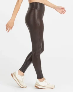 Spanx Faux Leather Croc Shine Leggings 19 Spanx Faux Leather Croc Shine Leggings