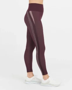 Spanx Look At Me Now Seamless Track Stripe Leggings