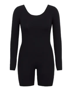Spanx Luxe Essentials Long Sleeve Mid-Thigh Bodysuit