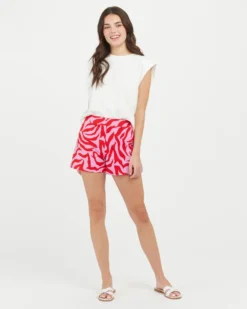 Spanx On-the-Go Printed Shorts, 4" New Arrivals