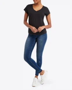 Spanx The Summer Shop Pima Cotton V-Neck Tee