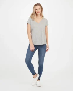 Spanx The Summer Shop Pima Cotton V-Neck Tee