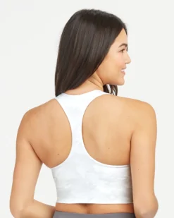 Spanx Longline Medium Impact Camo Sports Bra New Arrivals