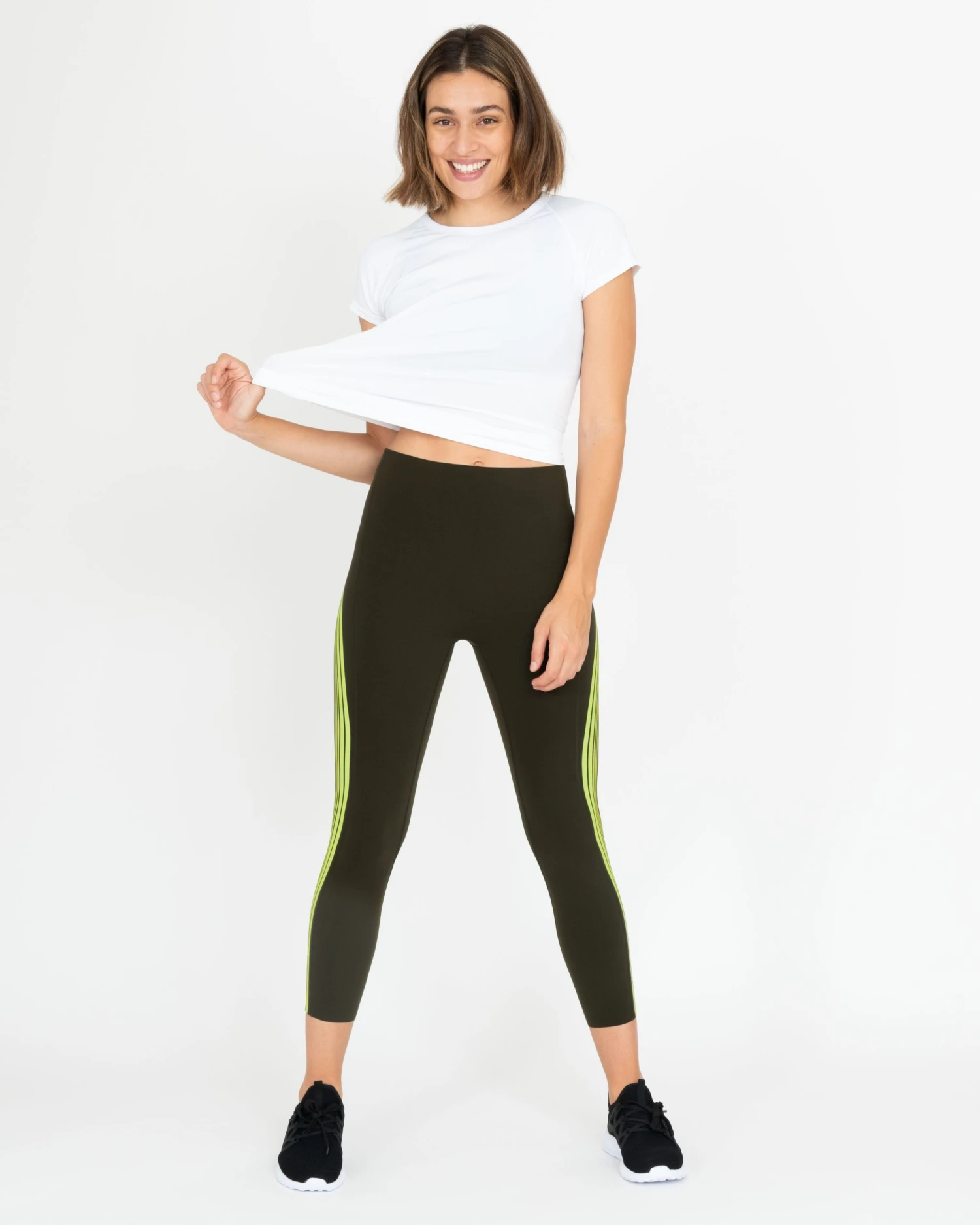 Spanx Every.Wear Contour Stripe 7/8 Leggings 3 Spanx Every.Wear Contour Stripe 7/8 Leggings